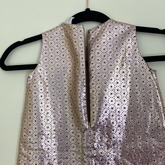 EGG by Susan Lazar Girls Rose Gold Dress Star Cut Out Print 5 years - Picture 4 of 6